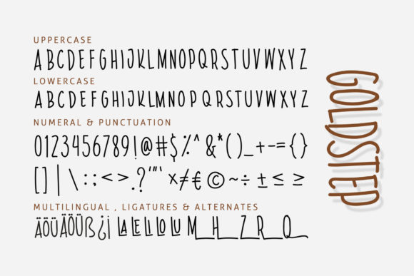 Goldstep Font - Preview 5