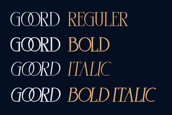 Goord Font - Preview 4