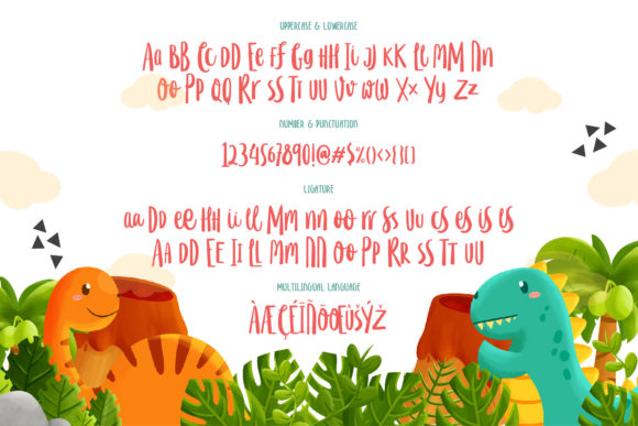 Happy Saurus Font - Preview 3