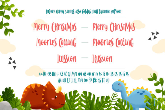 Happy Saurus Font - Preview 4