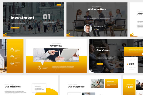 Investment Pitch Deck Keynote