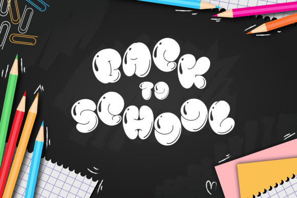 Jelly July Font PNG with transparent background - Preview 2