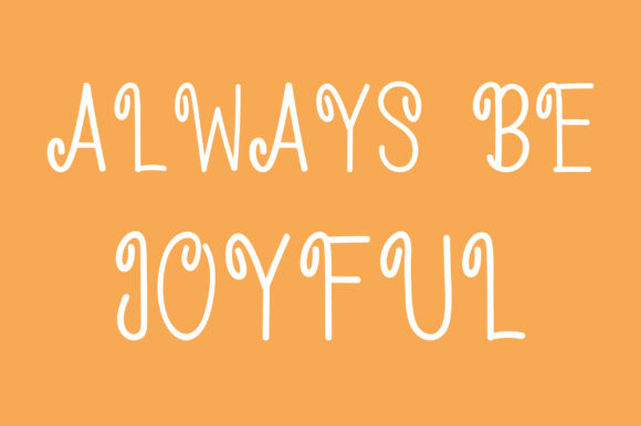 Joyful Time Font PNG with transparent background - Preview 3