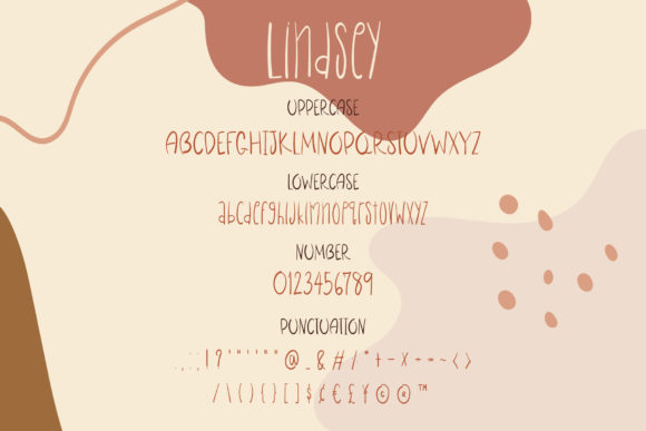Lindsey Font PNG with transparent background - Preview 2
