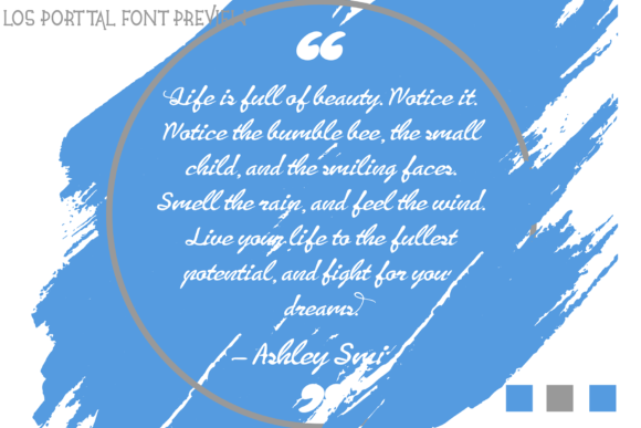 Los Porttal Font PNG with transparent background - Preview 1