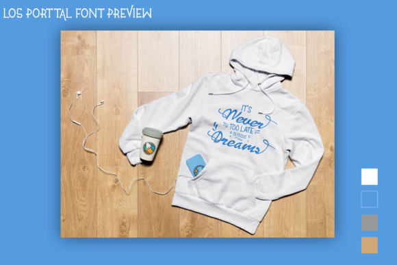 Los Porttal Font PNG with transparent background - Preview 3