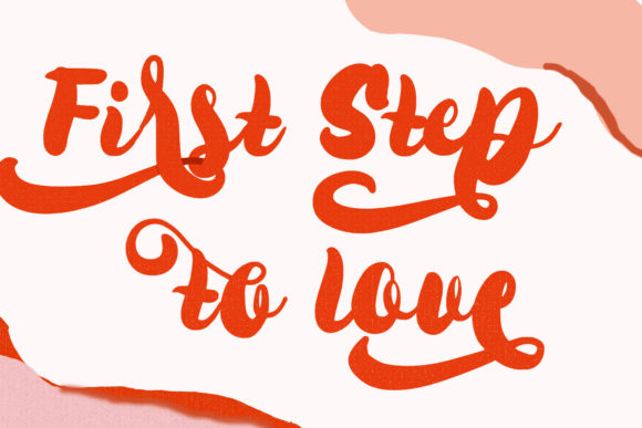 Love River Font PNG with transparent background - Preview 2