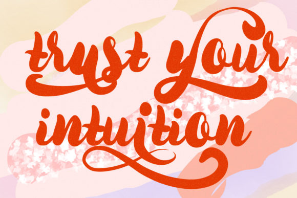 Love River Font PNG with transparent background - Preview 3