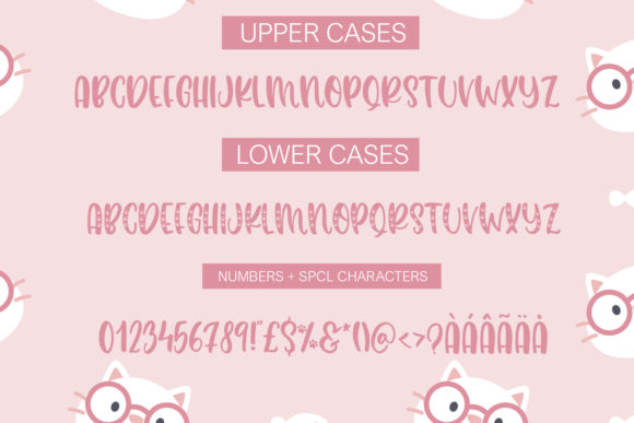 Misty the Cat Font PNG with transparent background - Preview 1