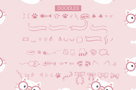Misty the Cat Font PNG with transparent background - Preview 3