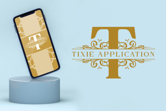 Nayla Monogram Font PNG with transparent background - Preview 3