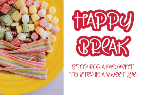 Pop Corn Font PNG with transparent background - Preview 2