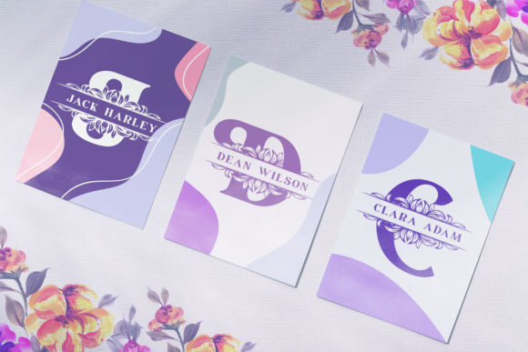 Ramsey Monogram Font PNG with transparent background - Preview 1
