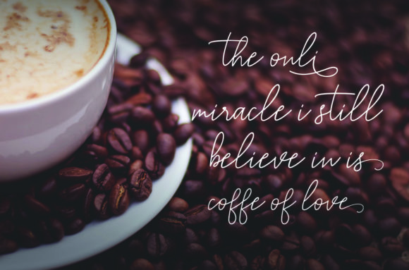 Barista Font - Preview 3