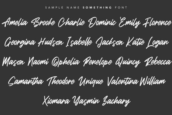 Brish Hair Font - Preview 1