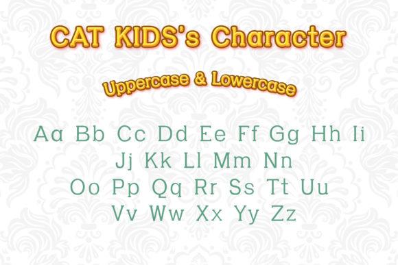 Cat Kids Font - Preview 1