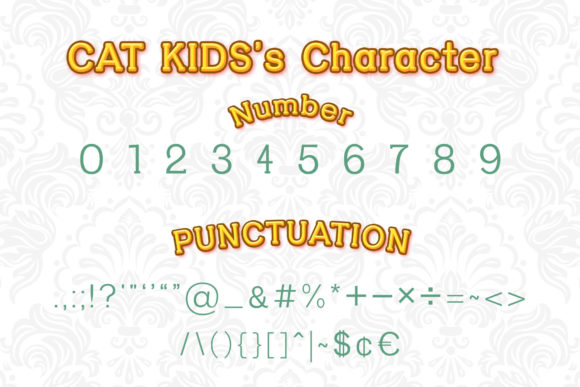 Cat Kids Font - Preview 2