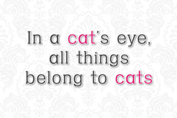 Cat Kids Font - Preview 3
