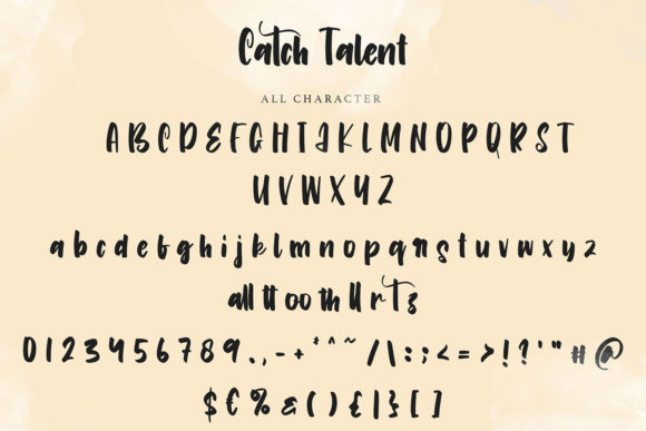 Catch Talent Font - Preview 5