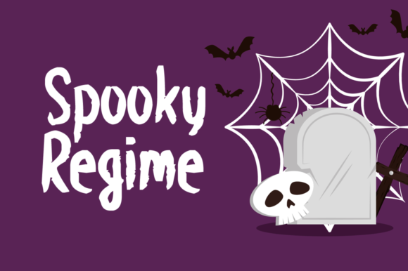 Halloween Occurrence Font PNG with transparent background - Preview 2