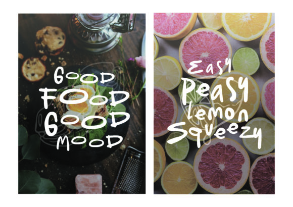 Scrummy Font PNG with transparent background - Preview 2