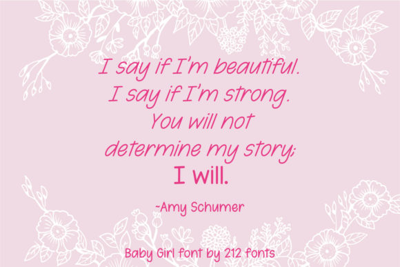 Baby Girl Font - Preview 3