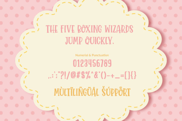 Baby Moon Font - Preview 1