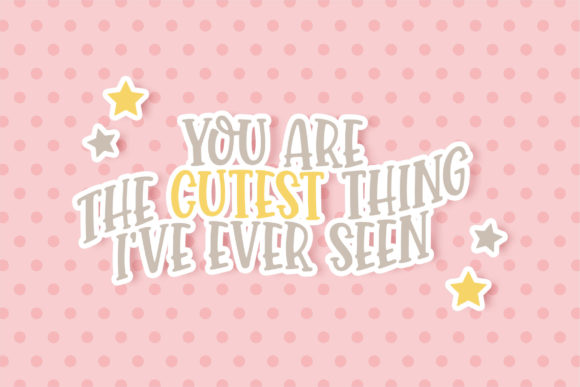 Baby Moon Font - Preview 3