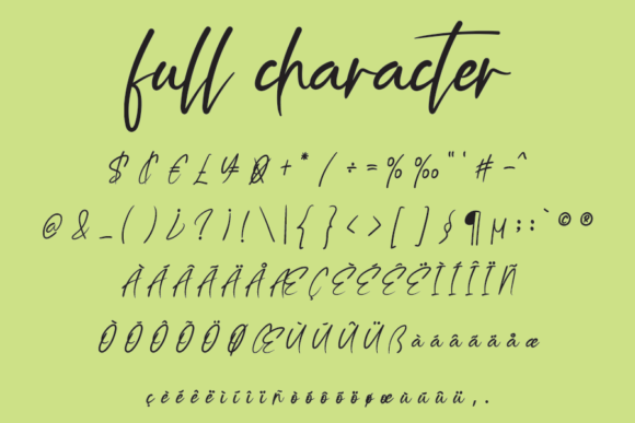 Greatfully Font PNG with transparent background - Preview 6