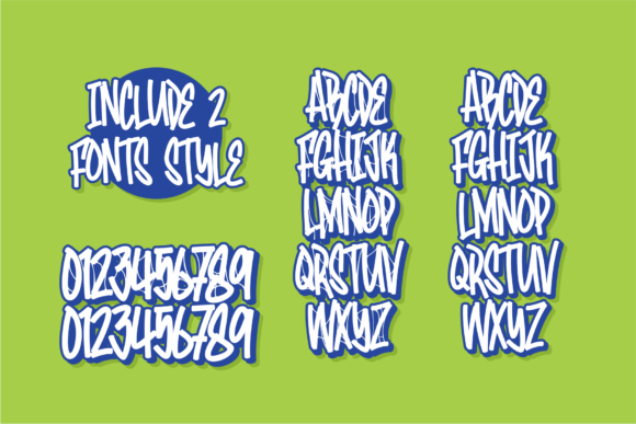 Kenarock Font PNG with transparent background - Preview 4