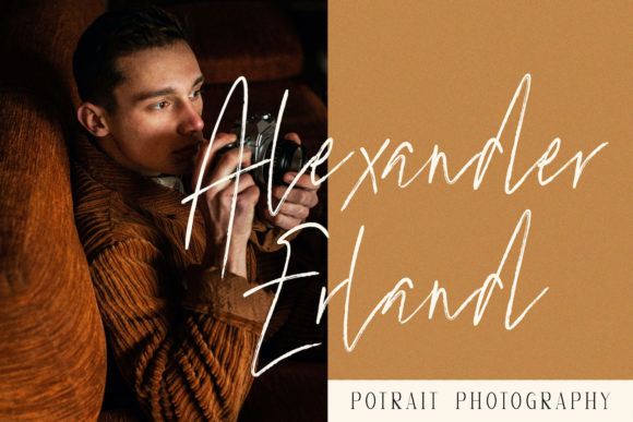 Marvelous Photograph Font PNG with transparent background - Preview 2