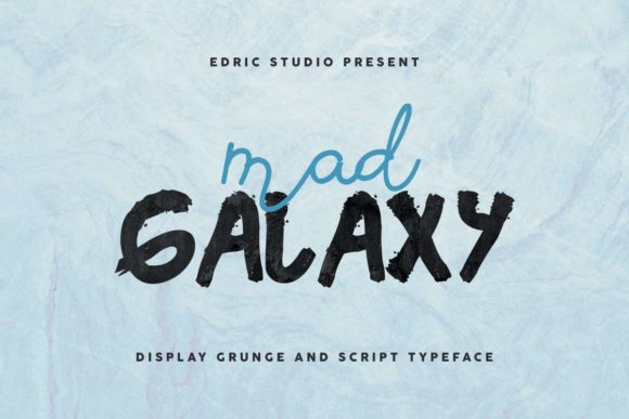 Mad Galaxy Font PNG with transparent background - Preview 1