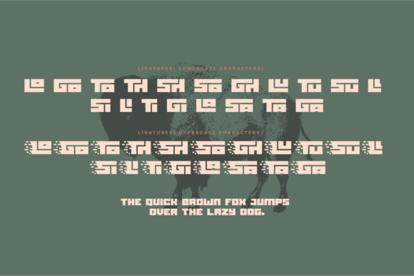 Black Bison Font - Preview 3
