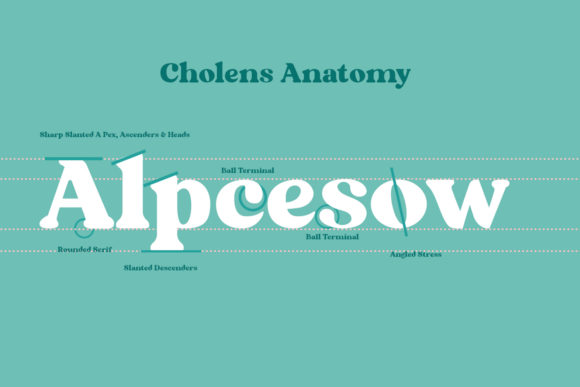 Cholens Font - Preview 1