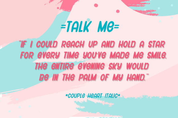 Couple Heart Font - Preview 5