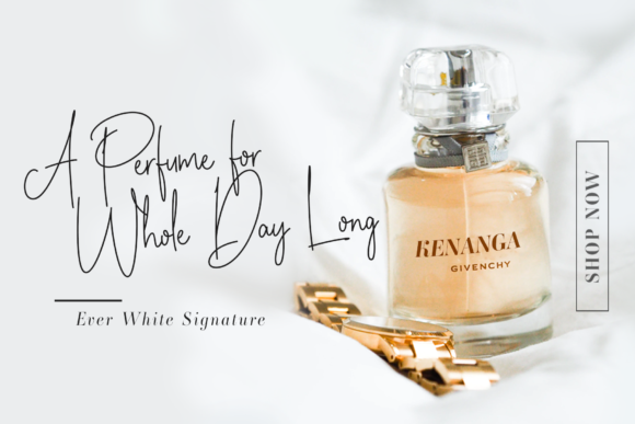 Ever White Font - Preview 3