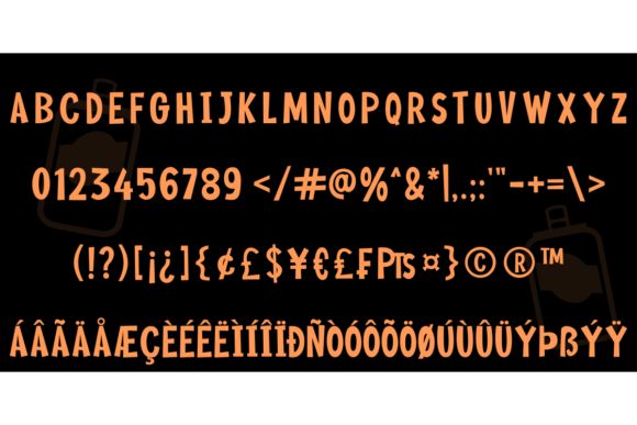 Ginger Soda Font PNG with transparent background - Preview 1