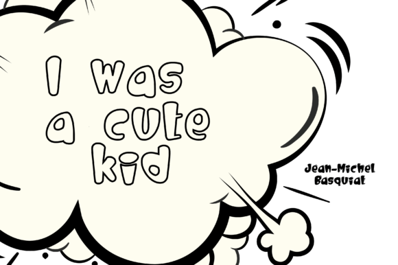 Manga Stroke Font PNG with transparent background - Preview 1
