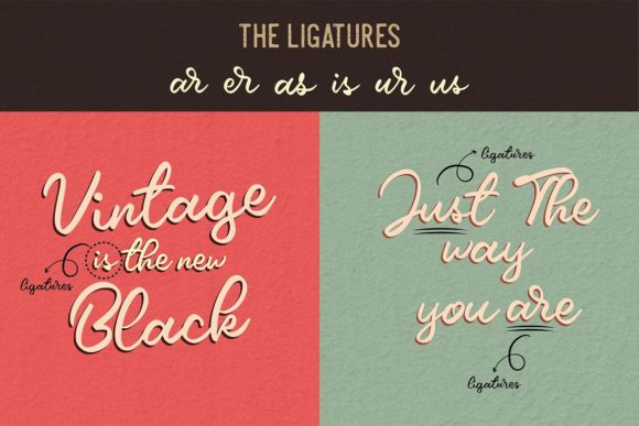 Caride Font PNG with transparent background - Preview 4