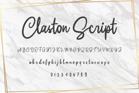 Claston Font - Preview 1