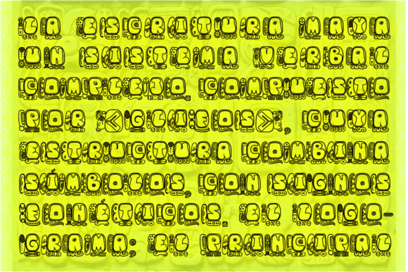 Codice Maya Font - Preview 2