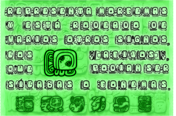 Codice Maya Font - Preview 3
