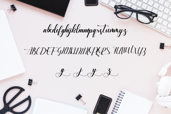 Guyta Font PNG with transparent background - Preview 1
