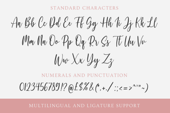 Lilium Star Font PNG with transparent background - Preview 1
