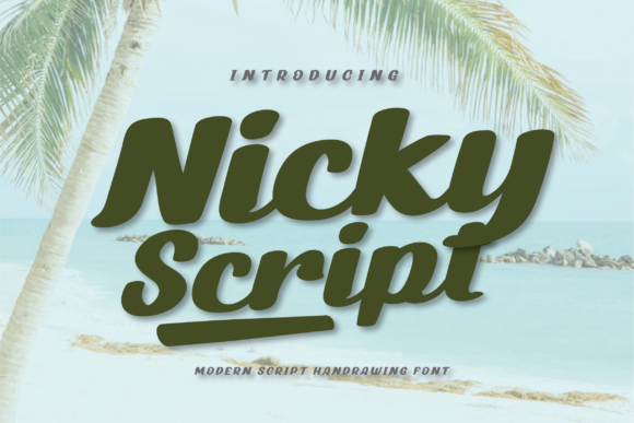 Nicky Script Font by twinletter · Creative Fabrica