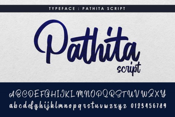 Pathita Font PNG with transparent background - Preview 1