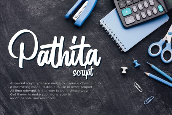 Pathita Font PNG with transparent background - Preview 2