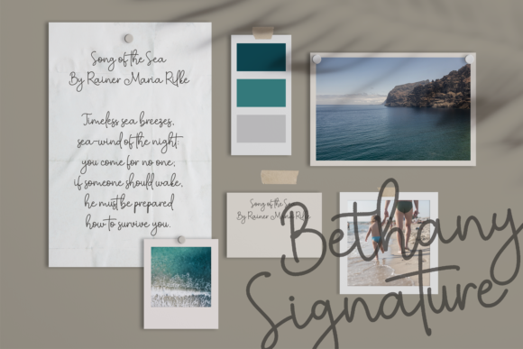 Bethany Signature Font - Preview 3