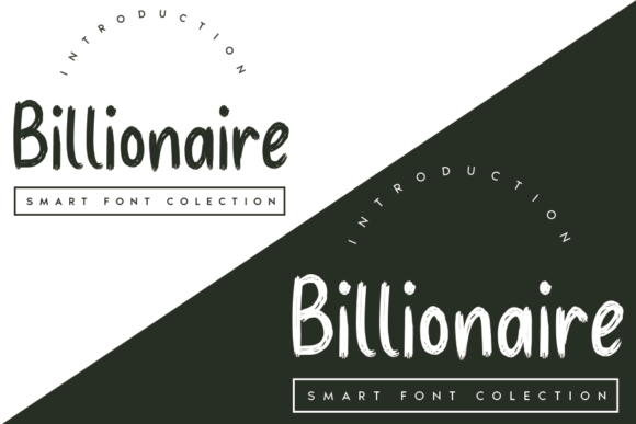 Billionaire Font - Preview 1