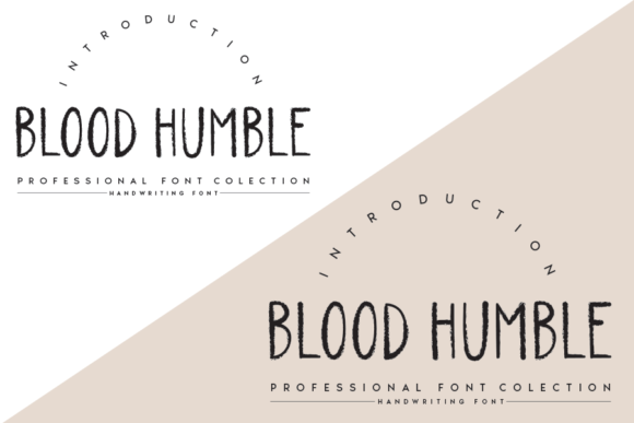 Blood Humble Font - Preview 1